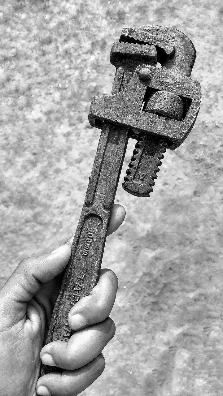 pipe, wrench, tool, metal, iron, plumbing, gray tools, wrench, plumbing, plumbing, plumbing, plumbing, plumbing